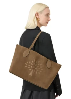 Mulberry Suede Tote