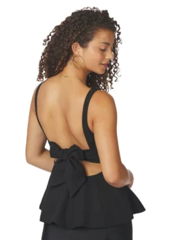 Neo Noir Agape Structure Tie Top