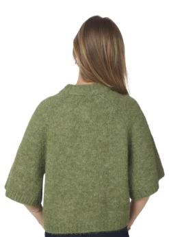 Neo Noir Benuta Fluffy Knit Cardigan