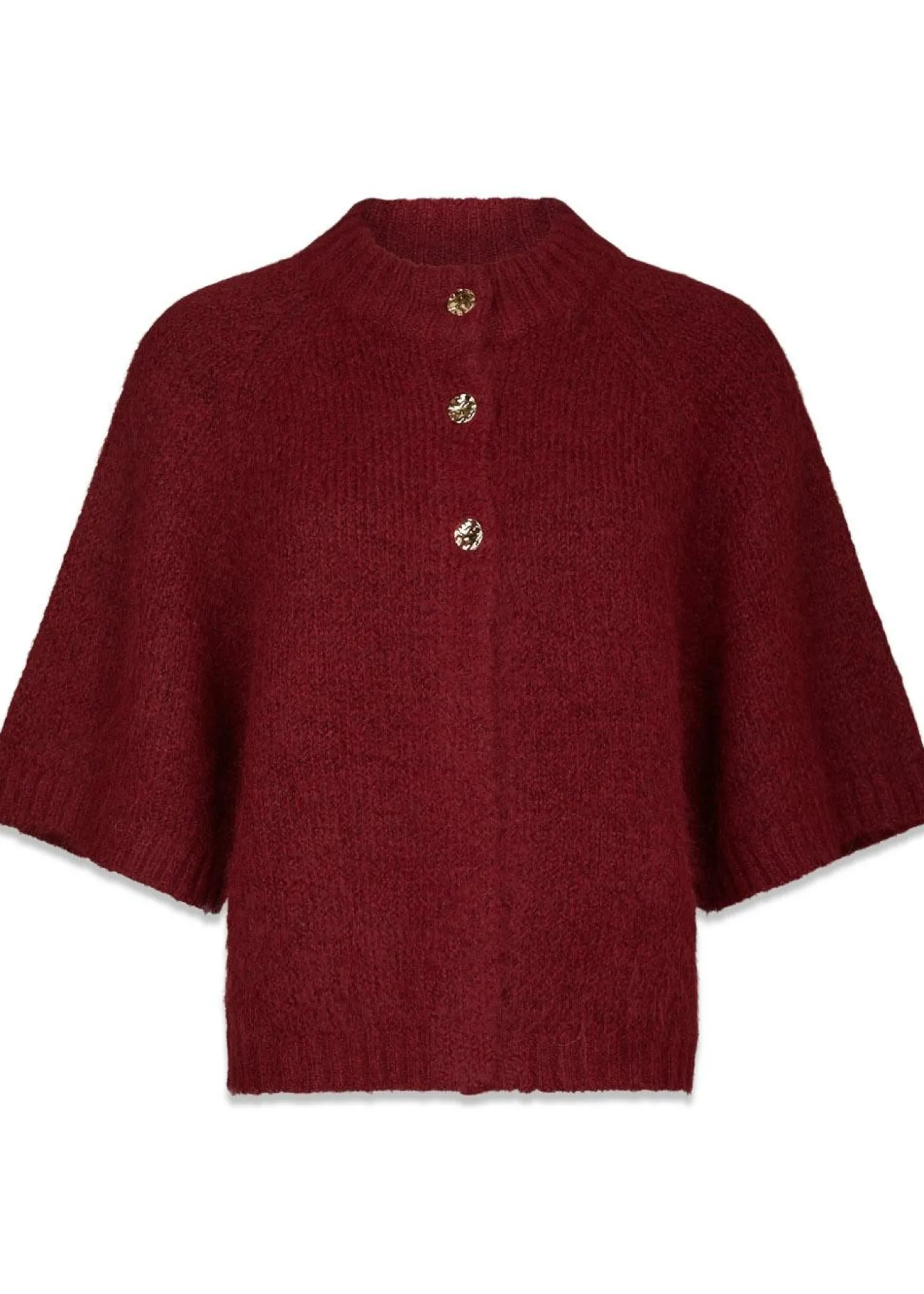 Neo Noir Benuta Fluffy Knit Cardigan
