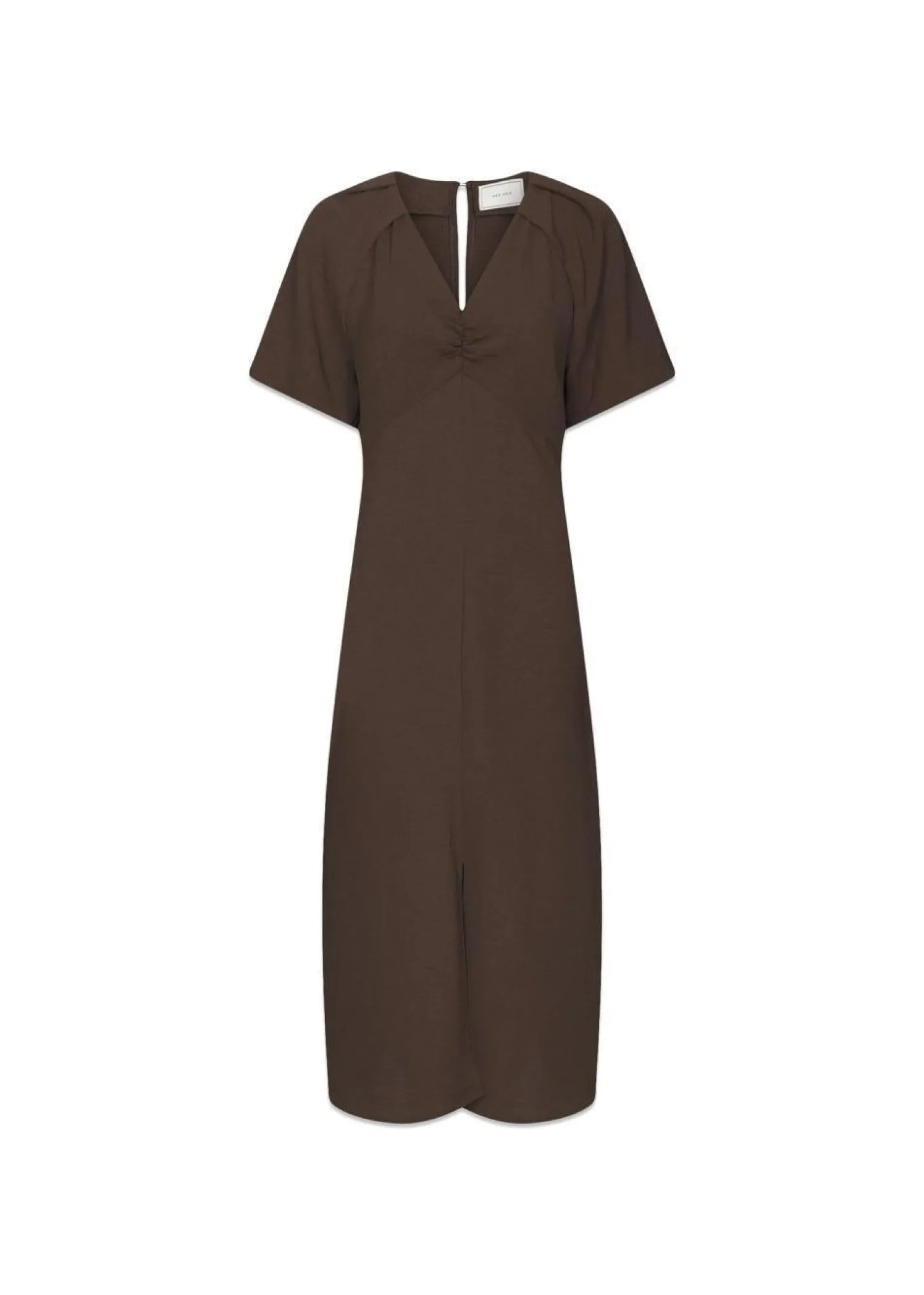 Neo Noir Bomba Structure Solid Dress