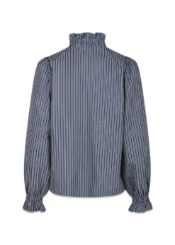 Neo Noir Brielle Twill Stripe Shirt