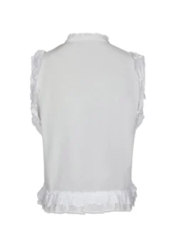 Neo Noir Celia Ruffle Top