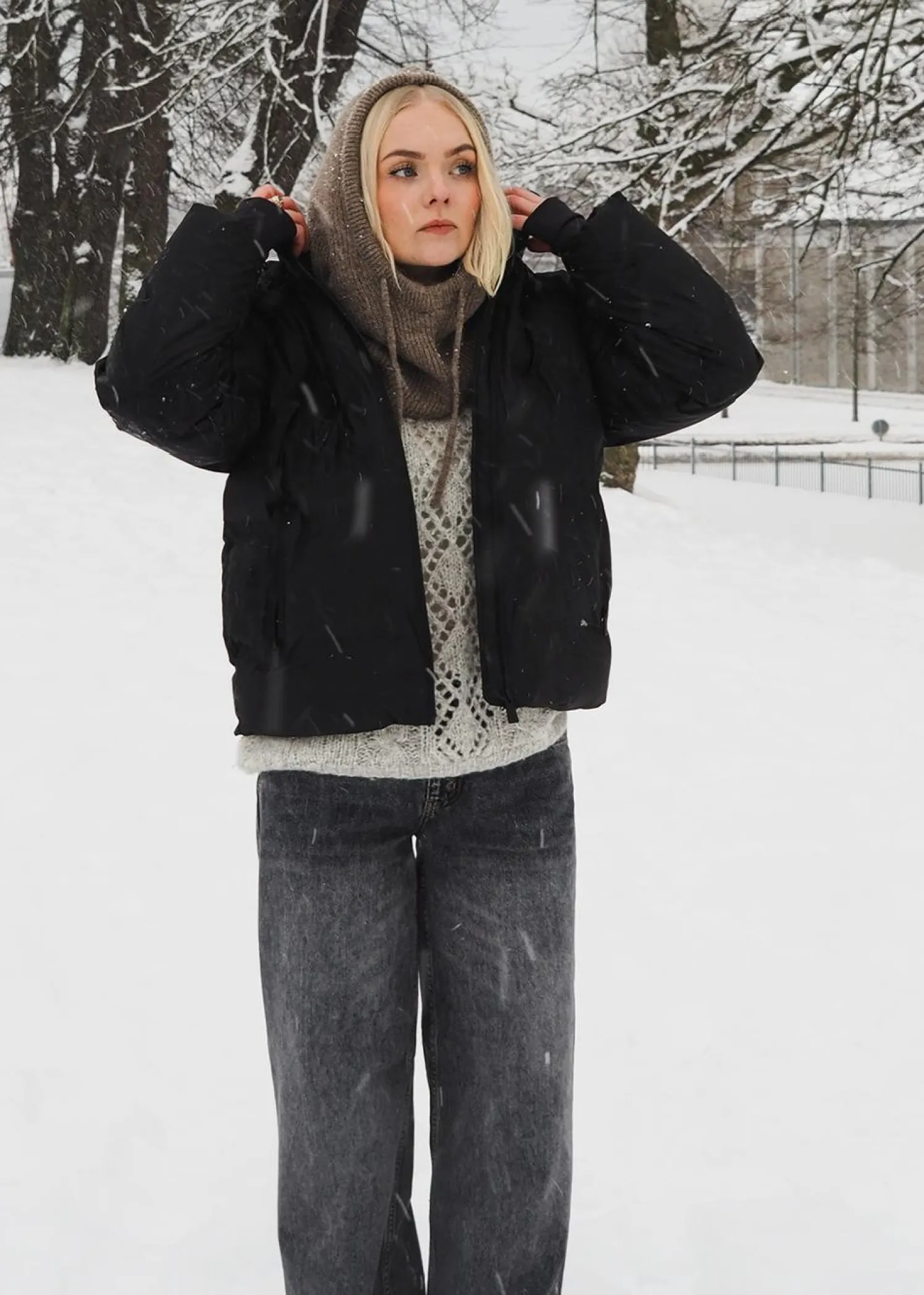 Neo Noir Fox C Puffer Jacket