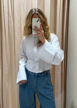 Neo Noir Frost Slim Stripe Shirt