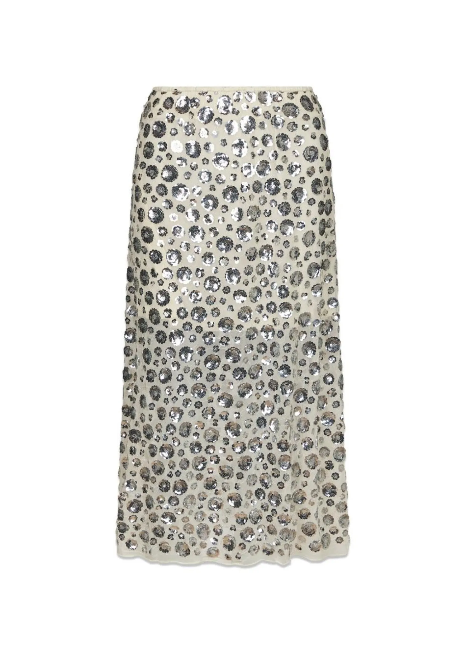 Neo Noir Gilla Flower Sequins Skirt
