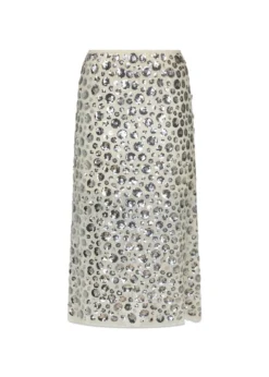 Neo Noir Gilla Flower Sequins Skirt