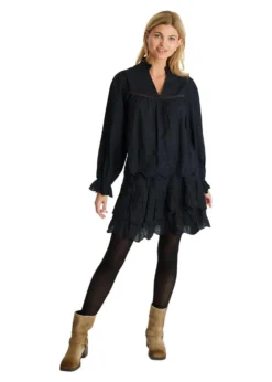 Neo Noir Heline Emb Blouse
