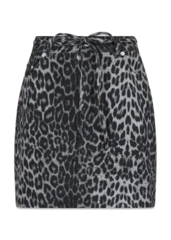 Neo Noir Henrietta Leopard Skirt
