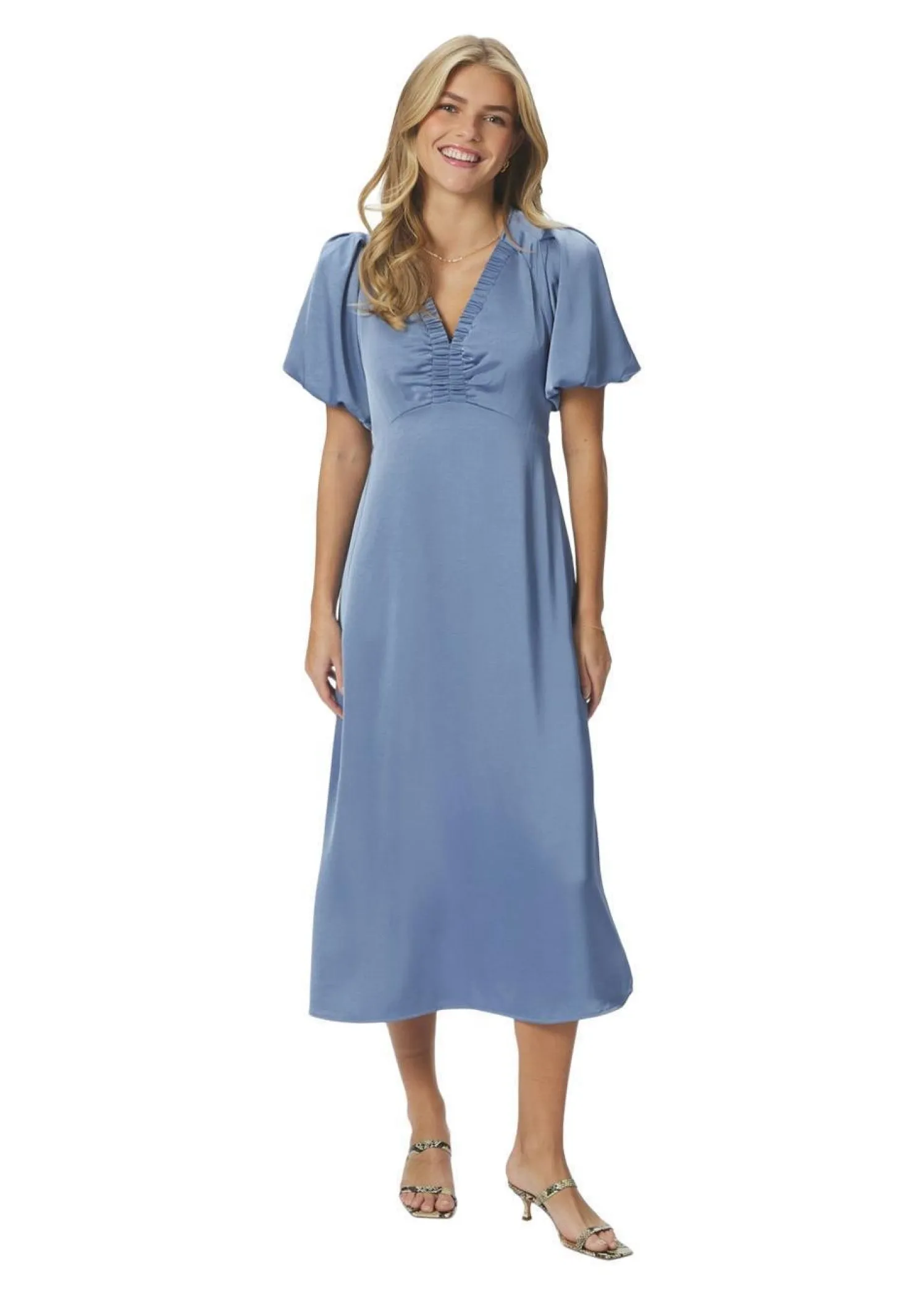 Neo Noir Illana Heavy Sateen Dress