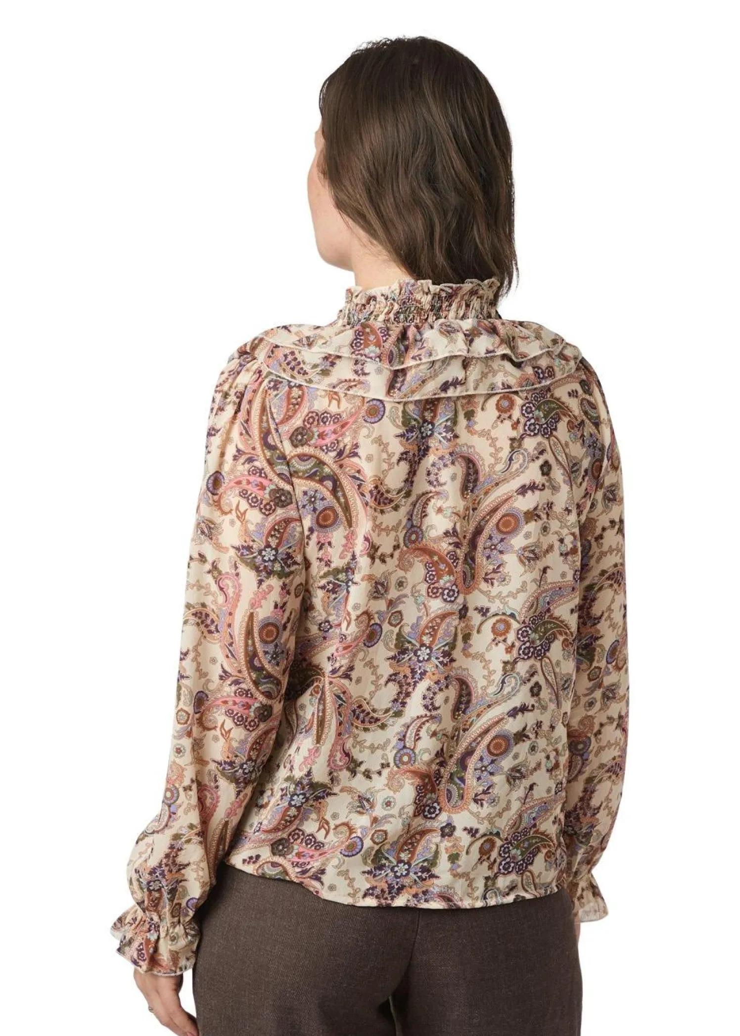 Neo Noir Ivey Art Paisely Blouse