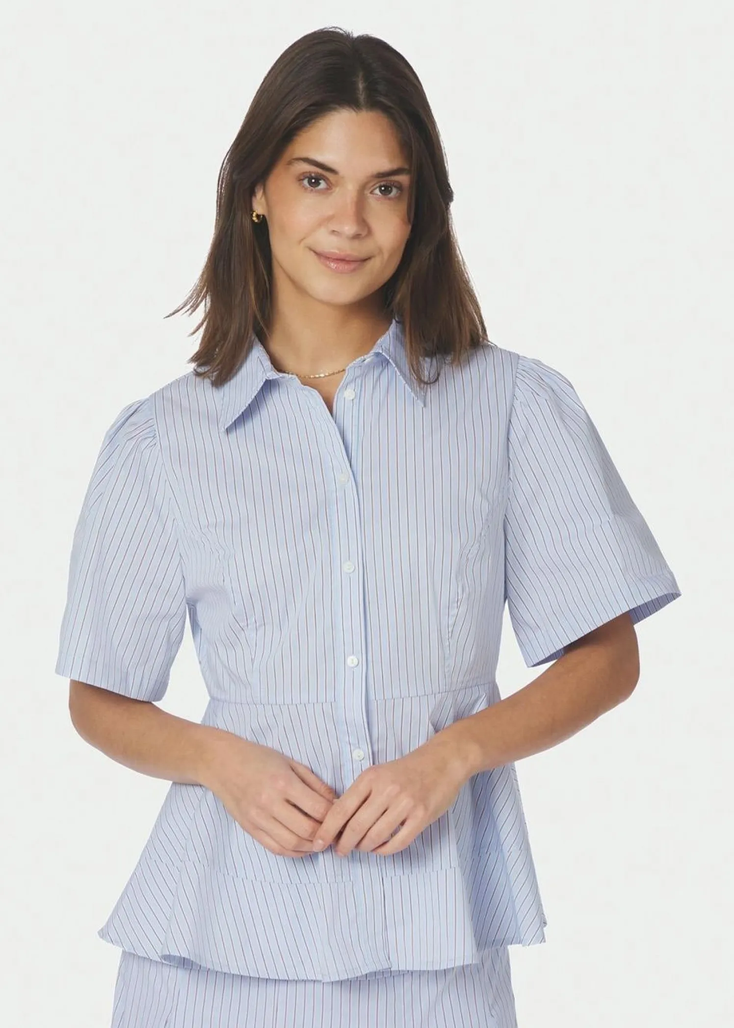 Neo Noir Janelle Stripe Shirt