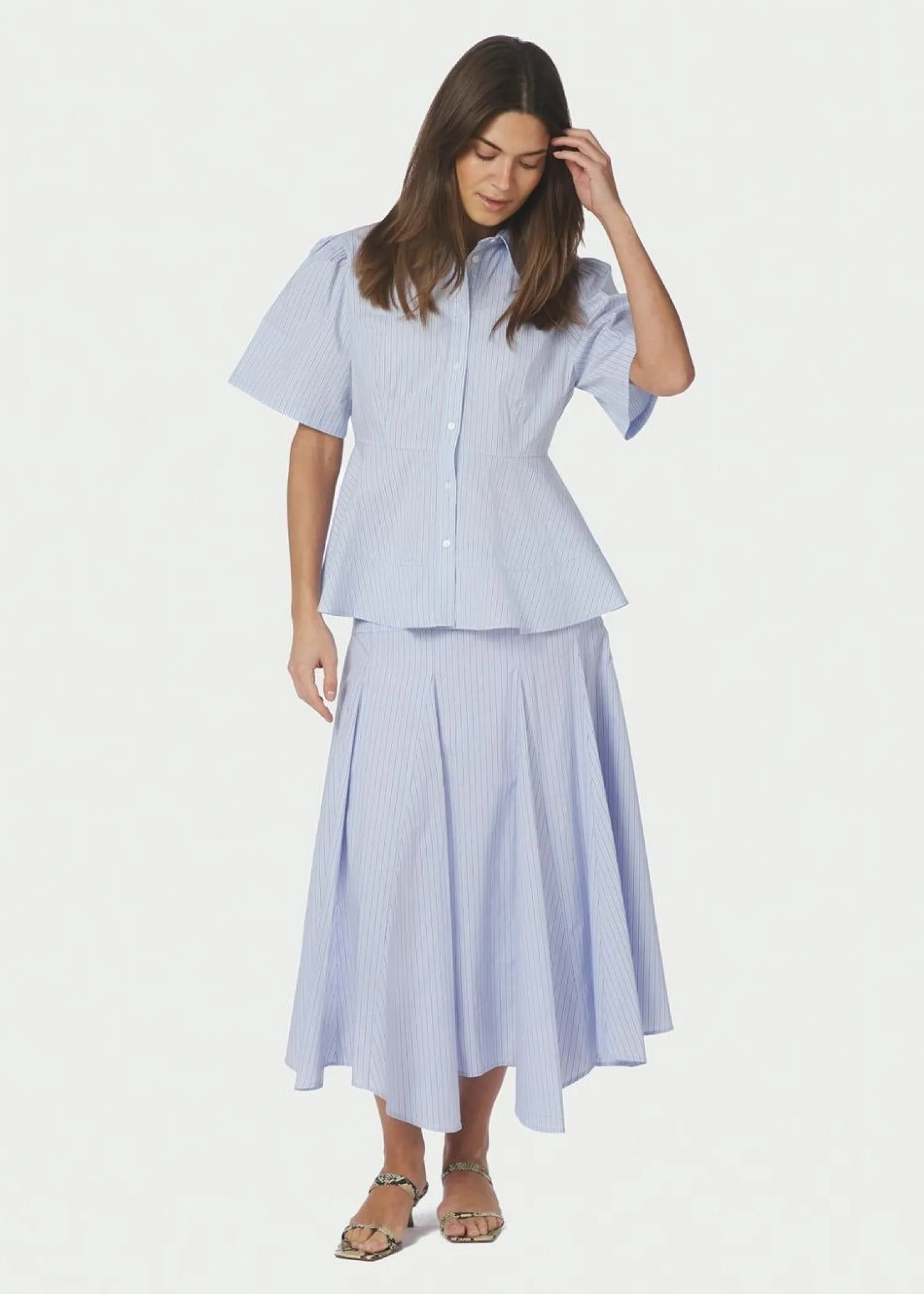 Neo Noir Janelle Stripe Shirt