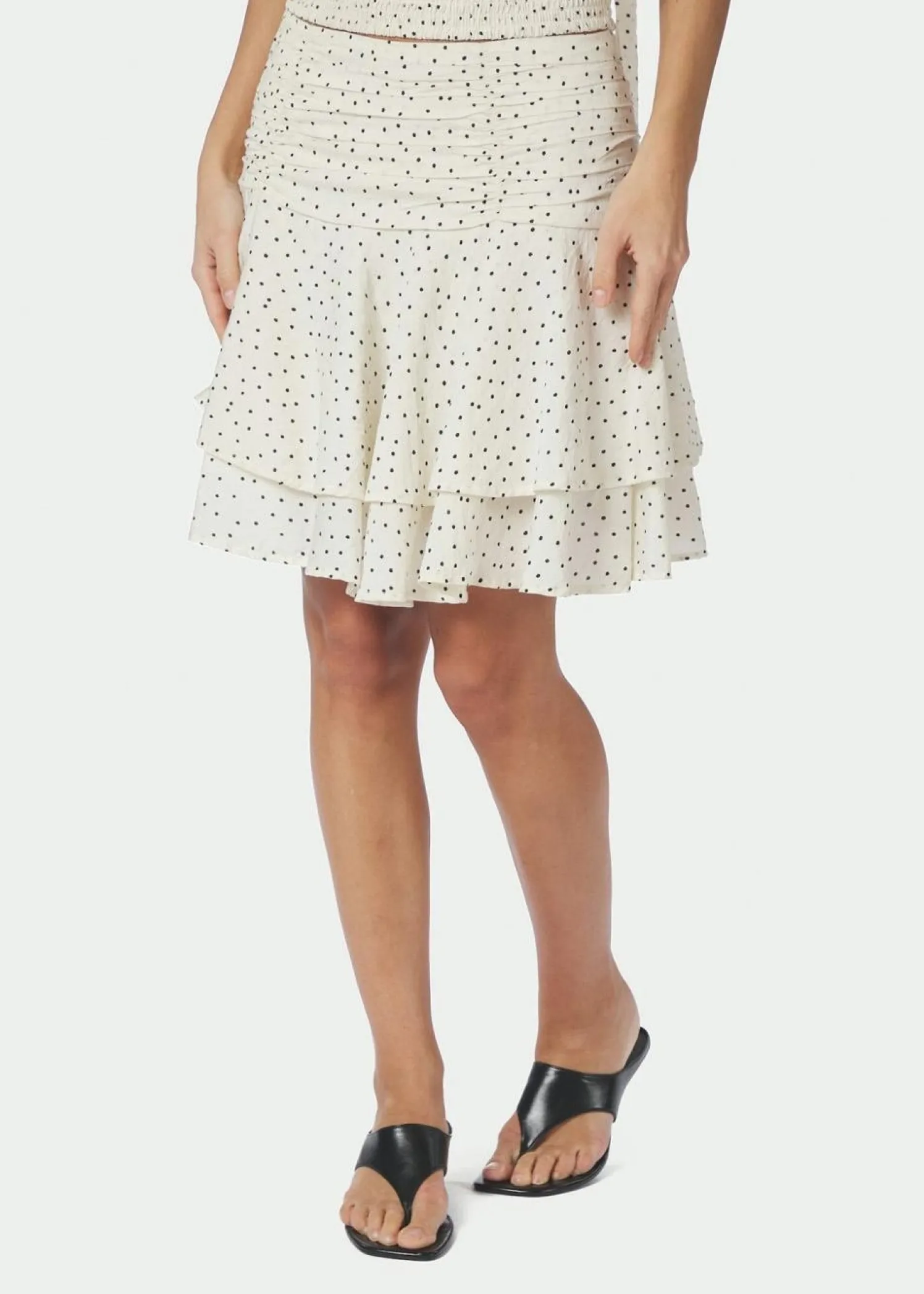 Neo Noir Janie Mini Dot Skirt