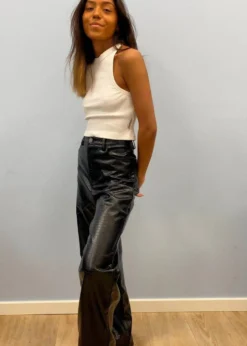 Neo Noir Jennifer Croc Pants