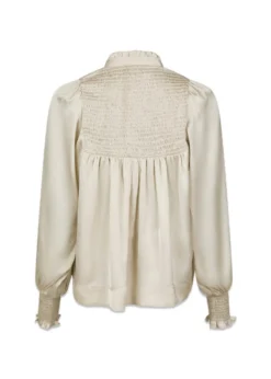 Neo Noir Jill Smooth Satin Blouse