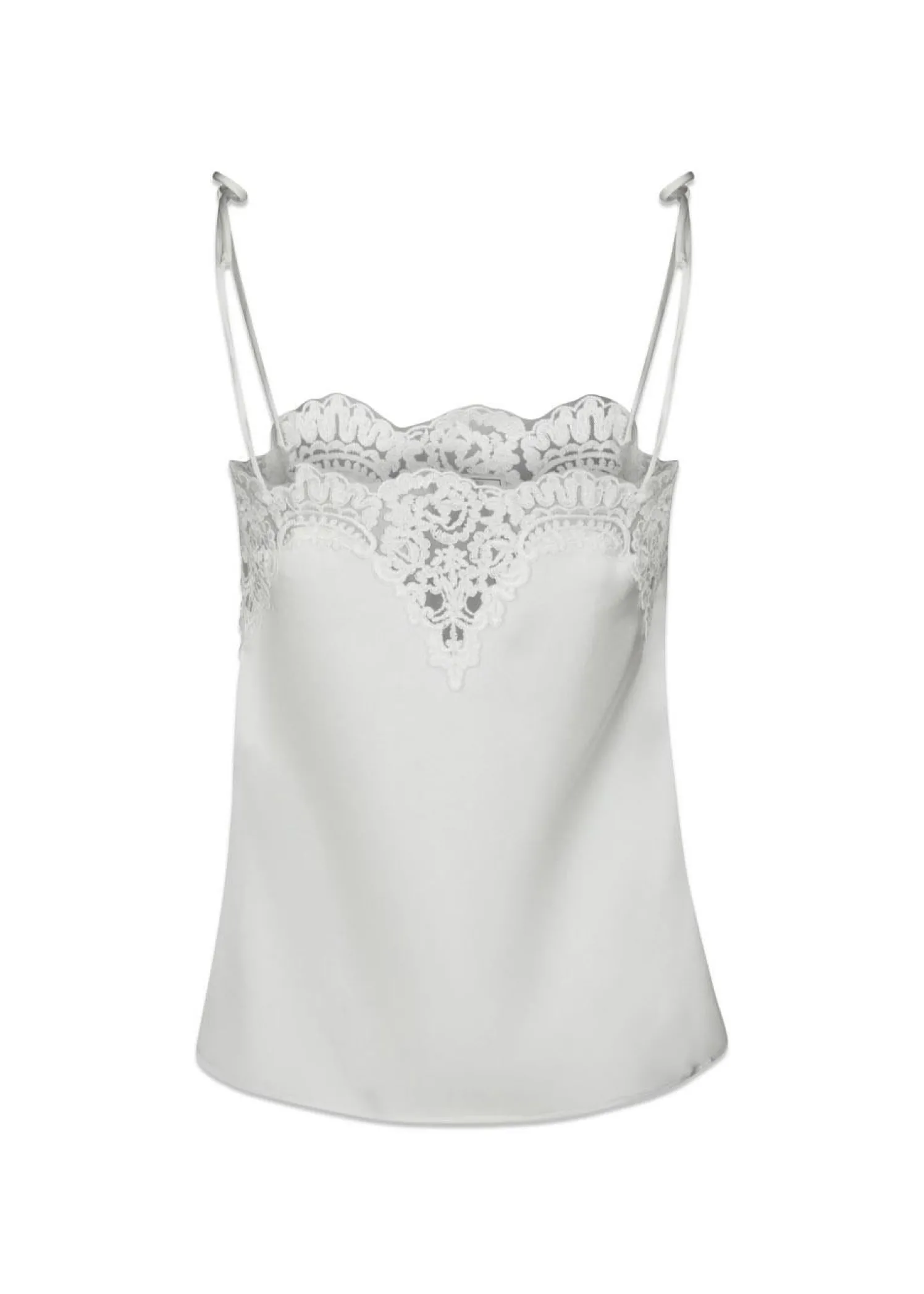 Neo Noir Kaela Heavy Sateen Lace Top
