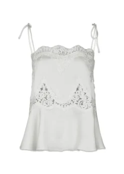 Neo Noir Kaela Heavy Sateen Lace Top