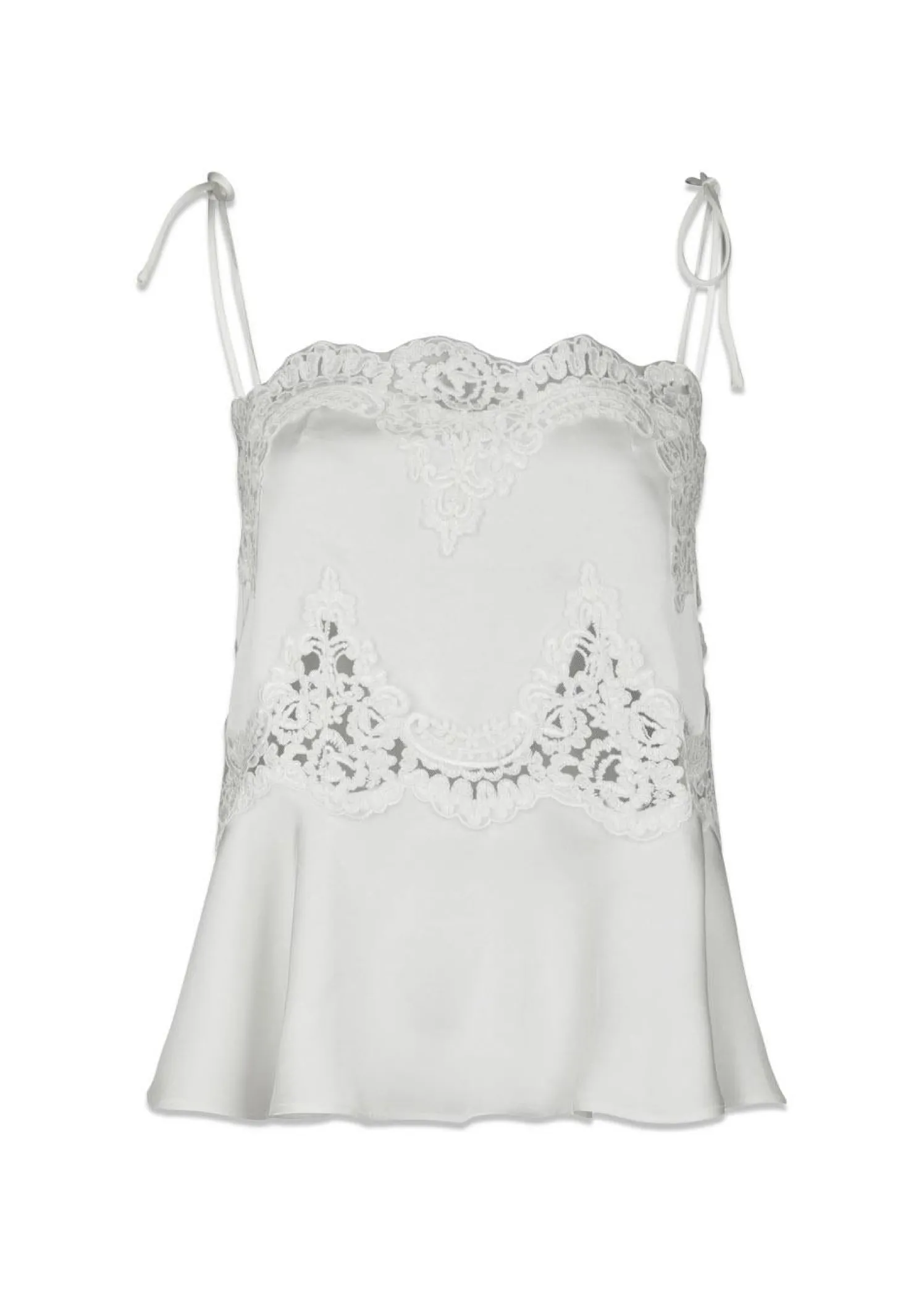 Neo Noir Kaela Heavy Sateen Lace Top