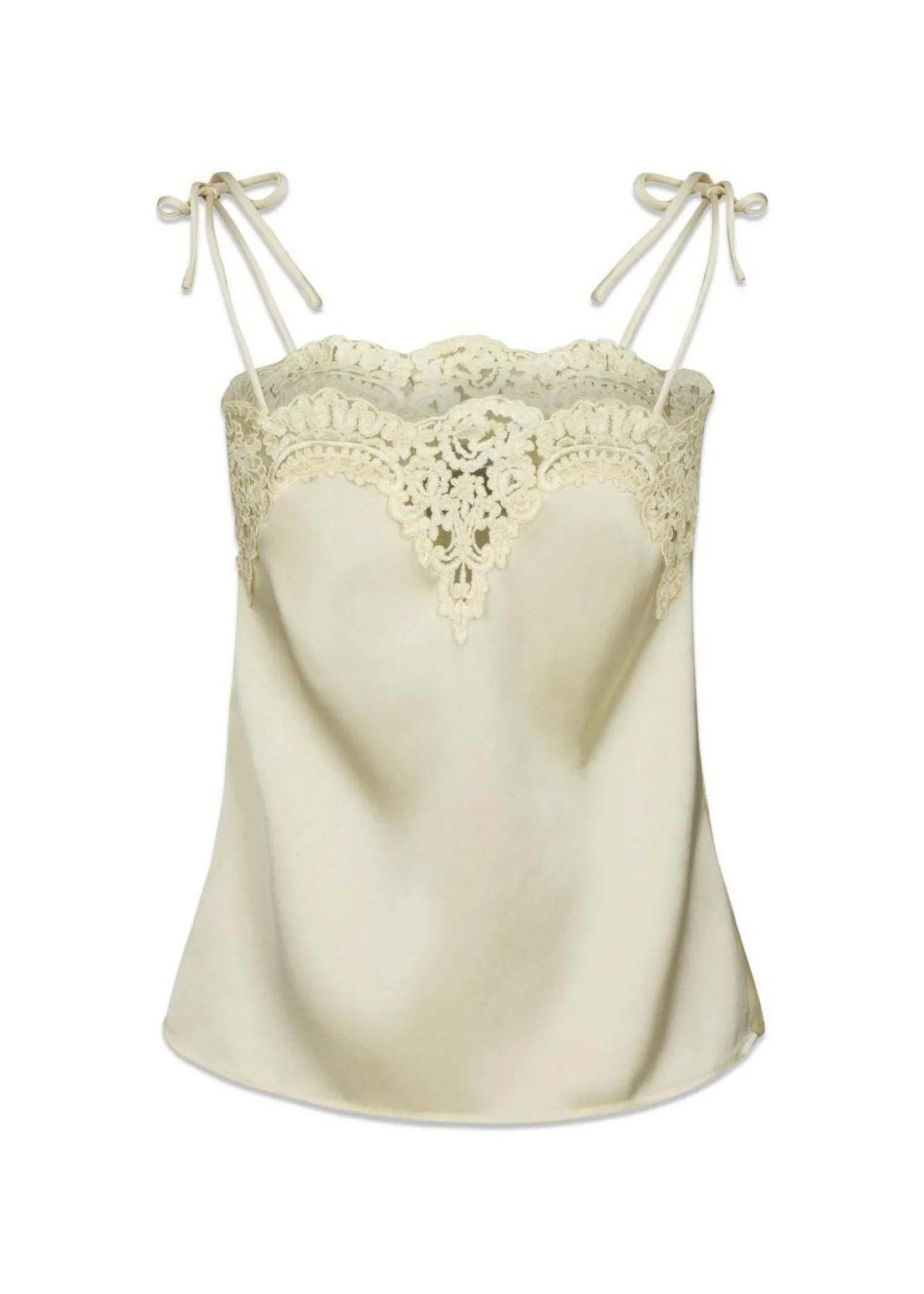 Neo Noir Kaela Heavy Sateen Lace Top