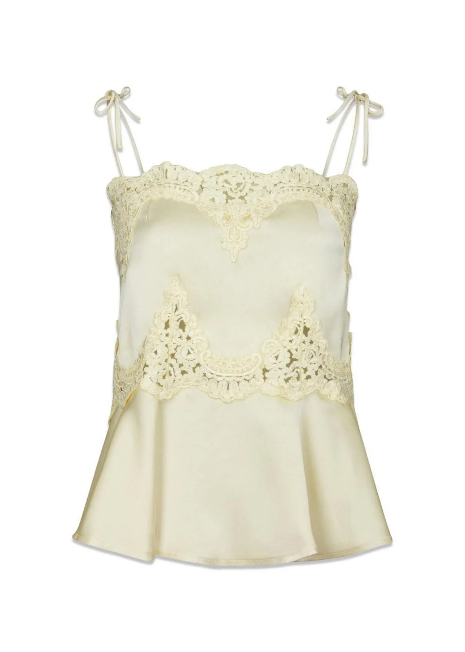 Neo Noir Kaela Heavy Sateen Lace Top
