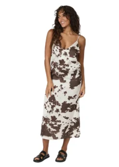 Neo Noir Kamran Cow Print Dress
