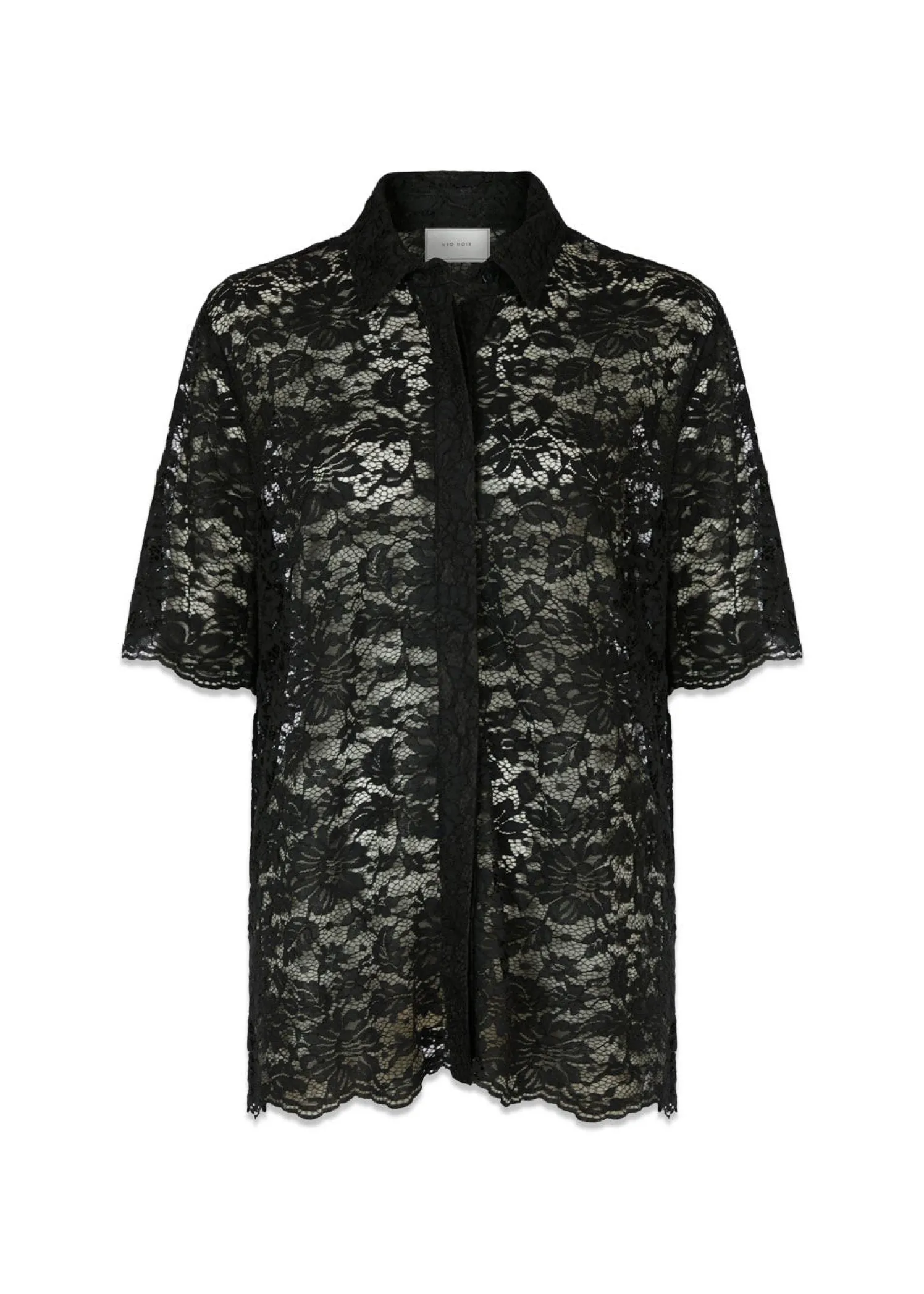 Neo Noir Lamari Lace Shirt