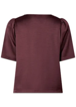 Neo Noir Largo Heavy Sateen Blouse