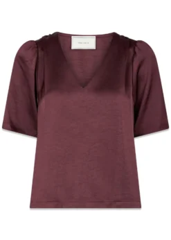 Neo Noir Largo Heavy Sateen Blouse