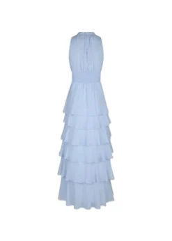 Neo Noir Marli Solid Chiffon Dress