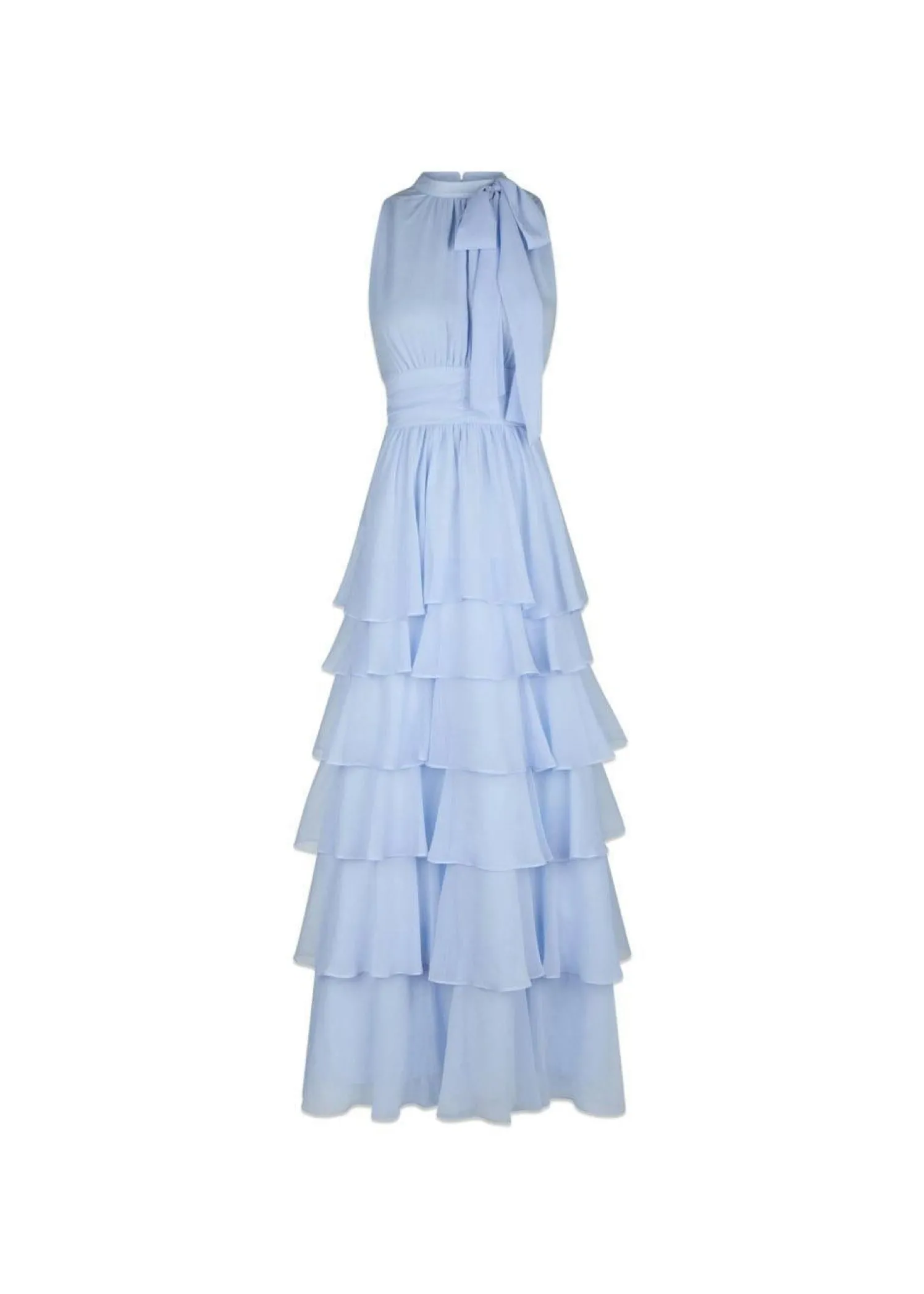 Neo Noir Marli Solid Chiffon Dress