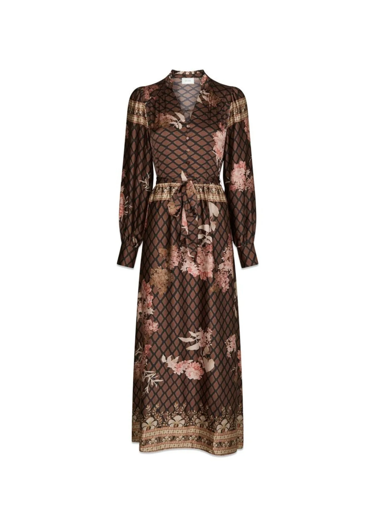 Neo Noir Nova Botanical Border Dress