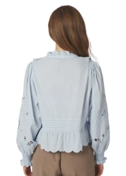 Neo Noir Petrine Embroidery Blouse