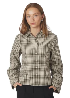 Neo Noir Rosa Checked Shirt