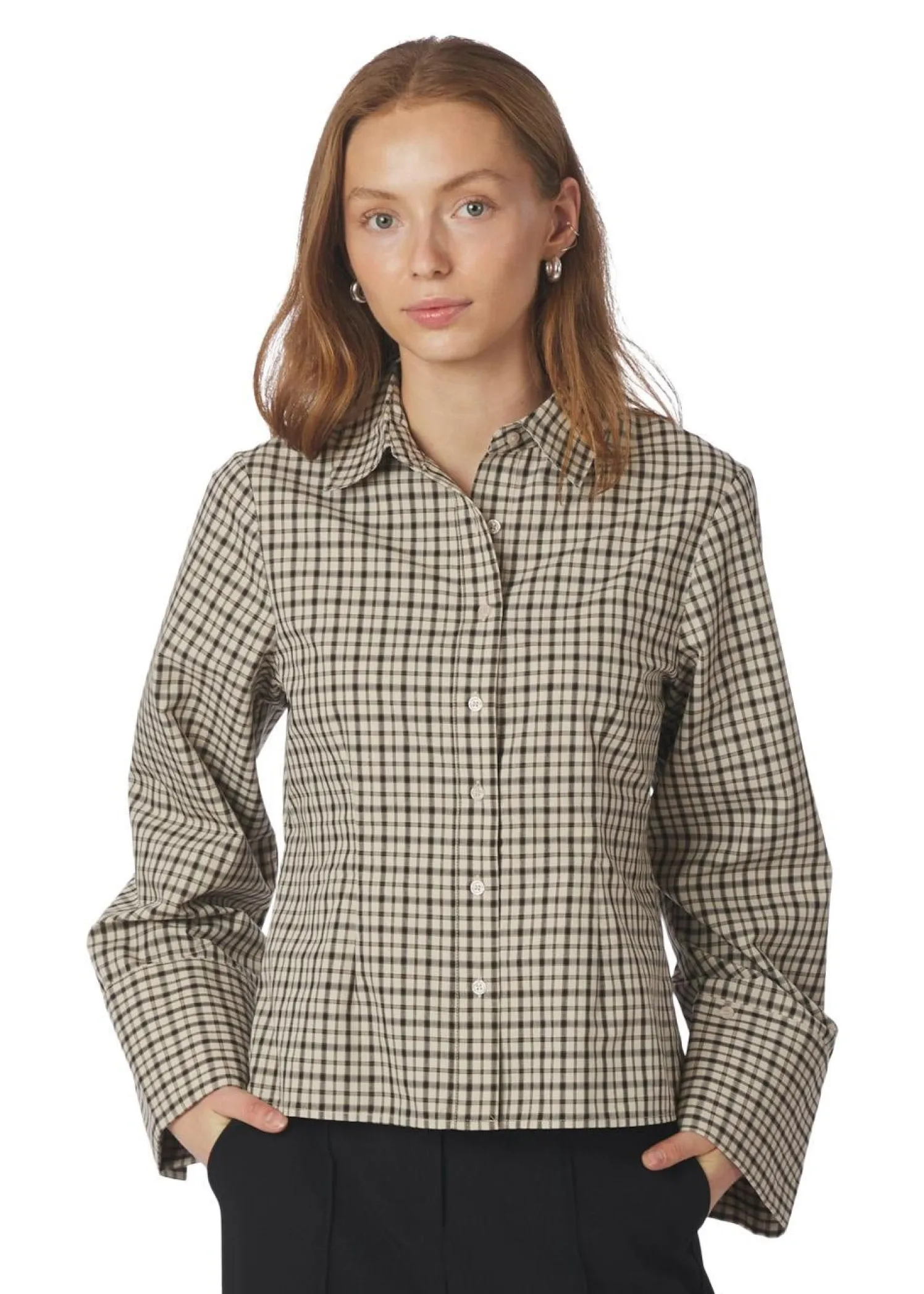 Neo Noir Rosa Checked Shirt