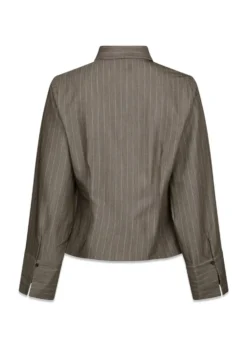Neo Noir Rosa Pinstripe Melange Shirt