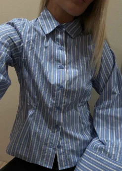 Neo Noir Rosa Stripe Shirt