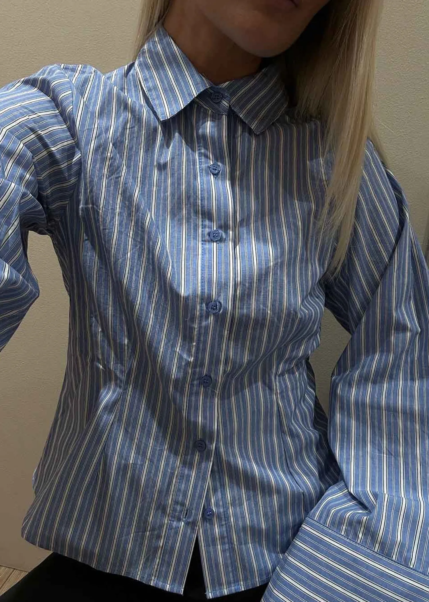 Neo Noir Rosa Stripe Shirt