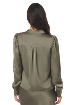 Neo Noir Rosslyn Heavy Sateen Blouse