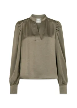 Neo Noir Rosslyn Heavy Sateen Blouse