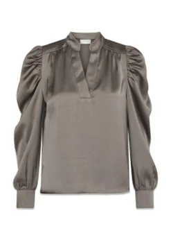 Neo Noir Rosslyn Heavy Sateen Blouse