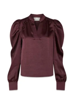 Neo Noir Rosslyn Heavy Sateen Blouse