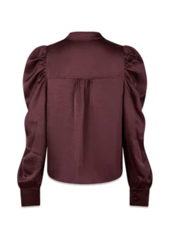 Neo Noir Rosslyn Heavy Sateen Blouse