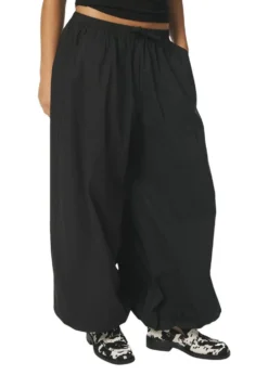 Neo Noir Roxane Balloon Poplin Pants
