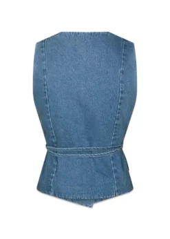 Neo Noir Samara Denim Waistcoat