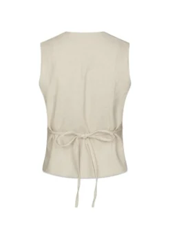 Neo Noir Samara Ramie Waistcoat