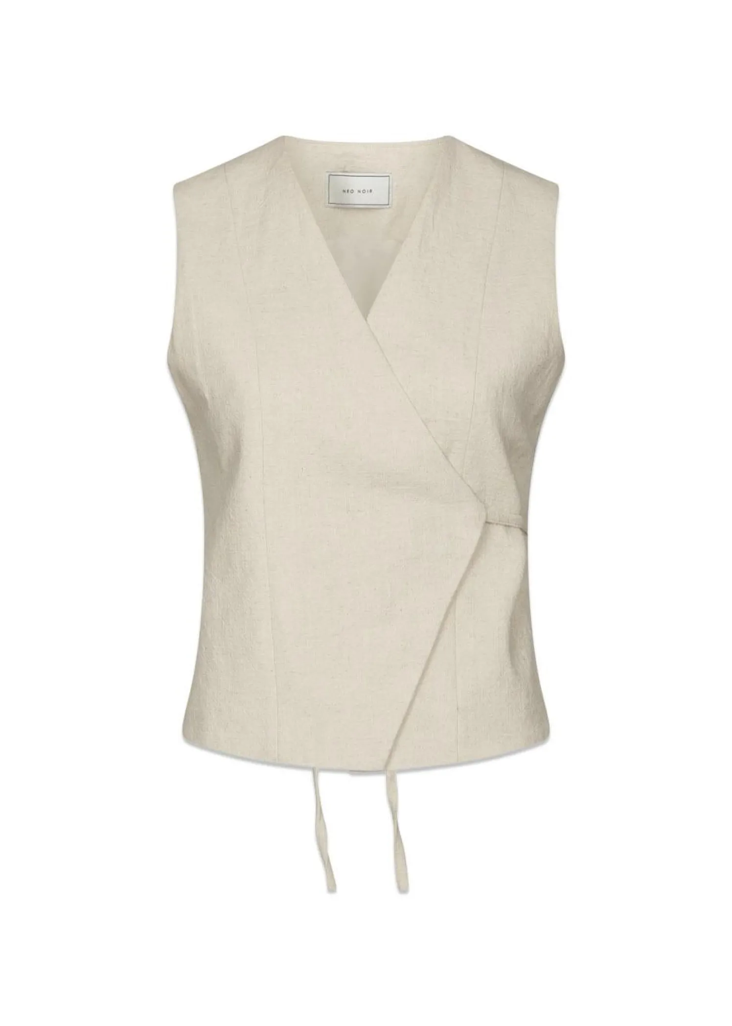 Neo Noir Samara Ramie Waistcoat