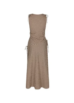 Neo Noir Saxton Check Dress