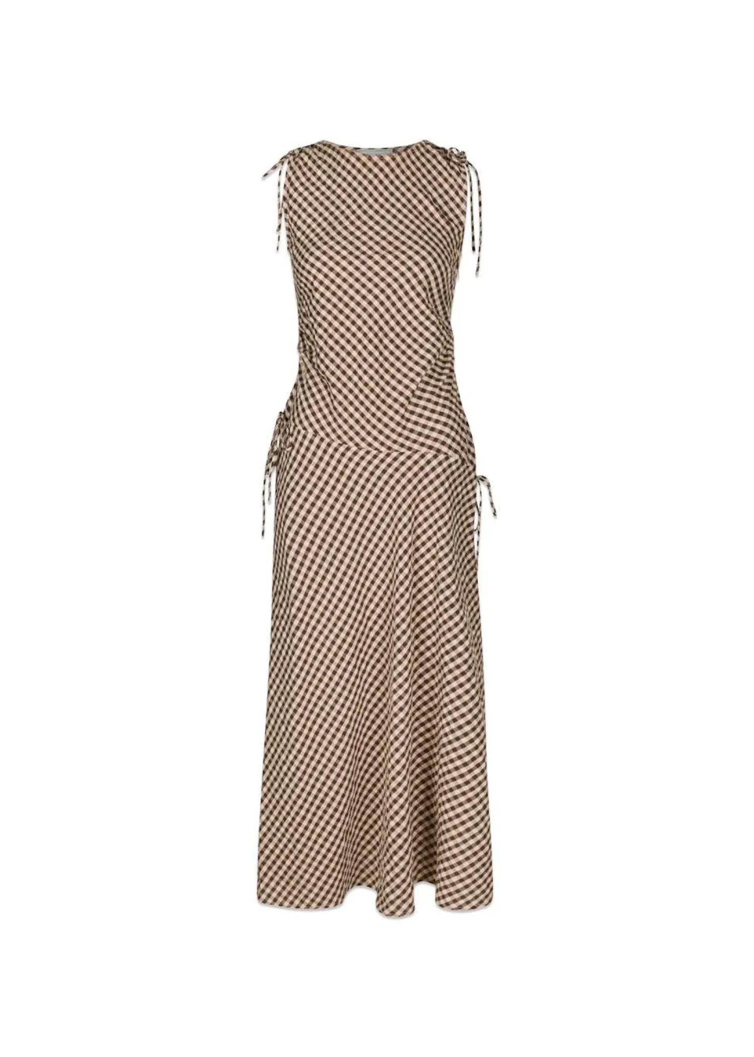 Neo Noir Saxton Check Dress