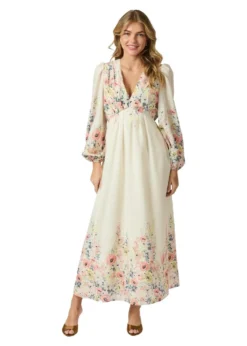 Neo Noir Silfi Flower Print Dress